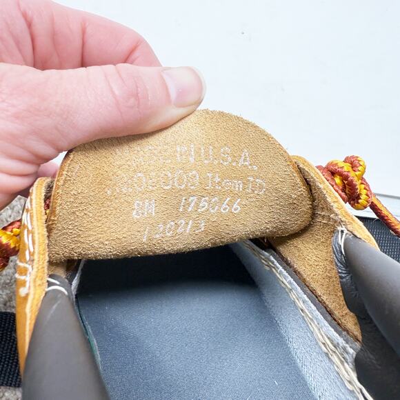 LL Bean Brown Rubber Duck Boots Women's Size 8 EUC Lace Up Made in USA - Picture 8 of 9